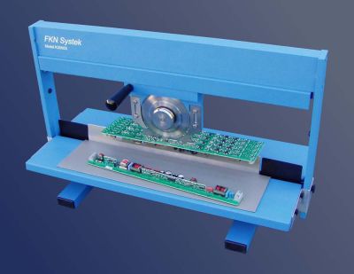 Circular Blade Depanelizers - Bench Top and In Line Systems for Pre-Scored Panels.